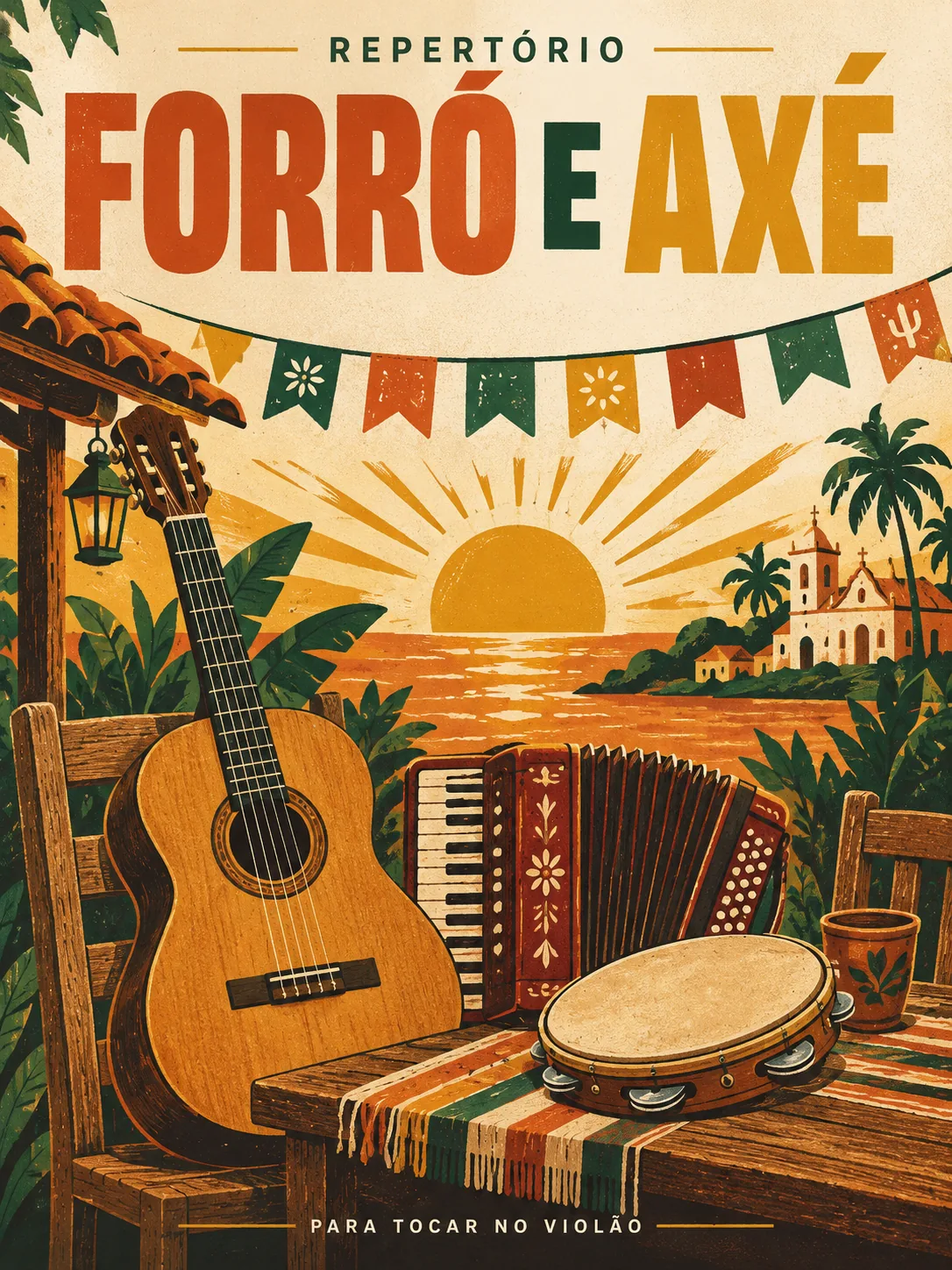 Capa ilustrativa do bônus Repertório de Forró e Axé