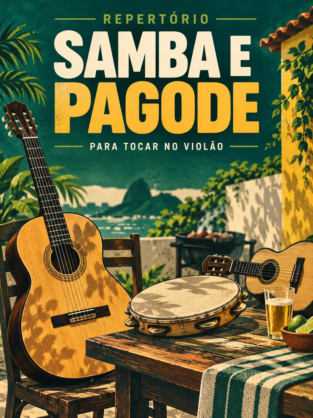 Capa ilustrativa do bônus Repertório de Samba e Pagode